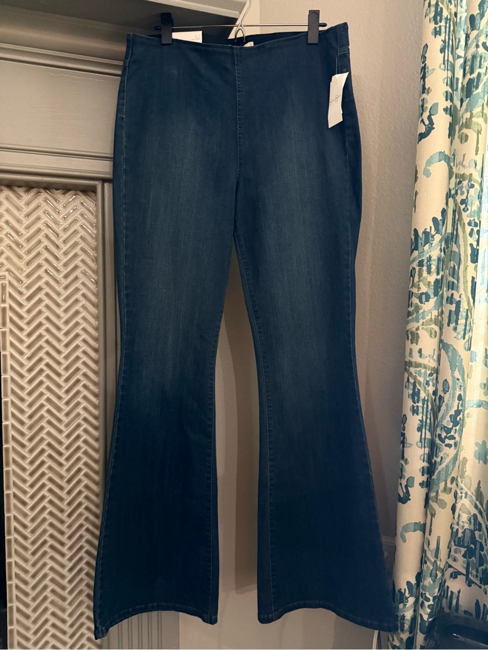 Jessica Simpson Dark Blue Flare Jeans - High Rise Stretch